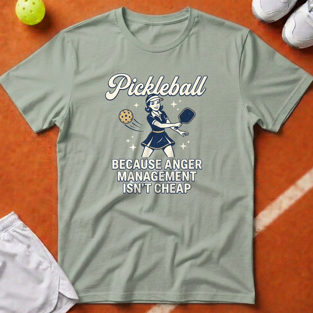 Pickleball Anger Management T-Shirt - Bay [20260819224049]