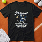 Pickleball Anger Management T-Shirt - Black [20260819224049]