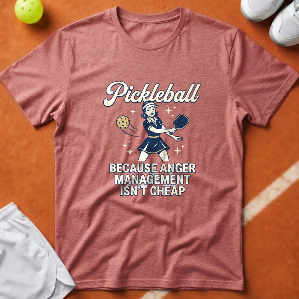 Pickleball Anger Management T-Shirt - Watermelon [20260819224049]
