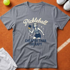 Pickleball Cheaper Than Therapy T-Shirt - Grey [20260819224105]