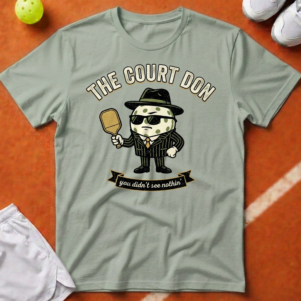 Pickleball Court Don T-Shirt - Bay [20260819224120]