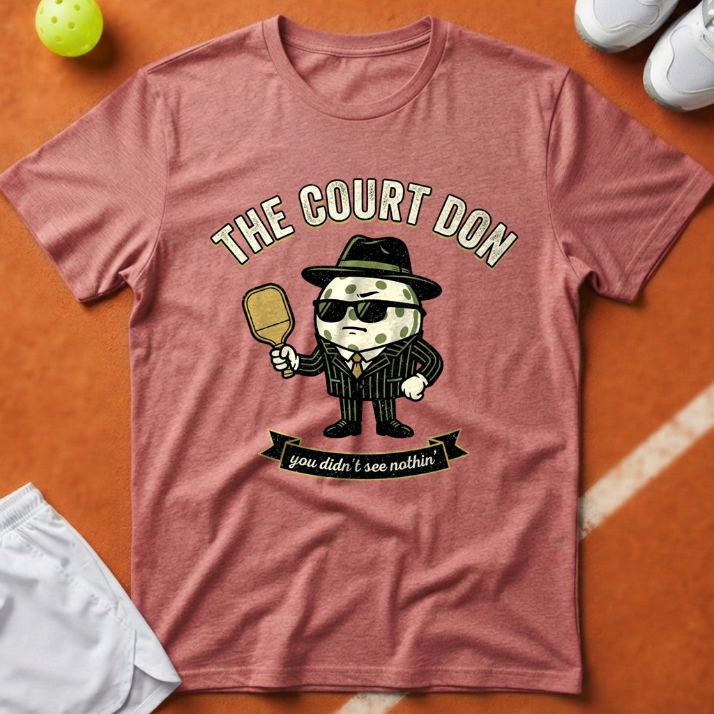 Pickleball Court Don T-Shirt - Watermelon [20260819224120]