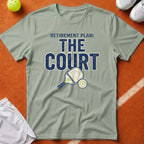 Pickleball Court Retirement Plan T-Shirt - Bay [20260819224138]