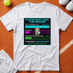Pickleball Dinker Stat Card T-Shirt - White [20260819232014]