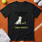 Pickleball Dog Therapist T-Shirt - Black [20260819224155]