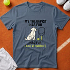 Pickleball Dog Therapist T-Shirt - Blue Jean [20260819224155]
