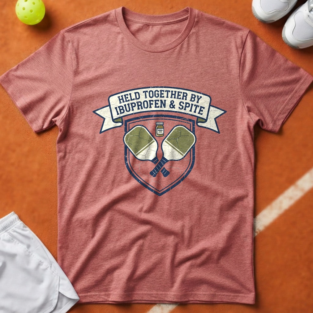 Pickleball Ibuprofen And Spite T-Shirt - Watermelon [20260819224214]