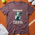 Pickleball Indoor Voice T-Shirt - Berry [20260819224232]