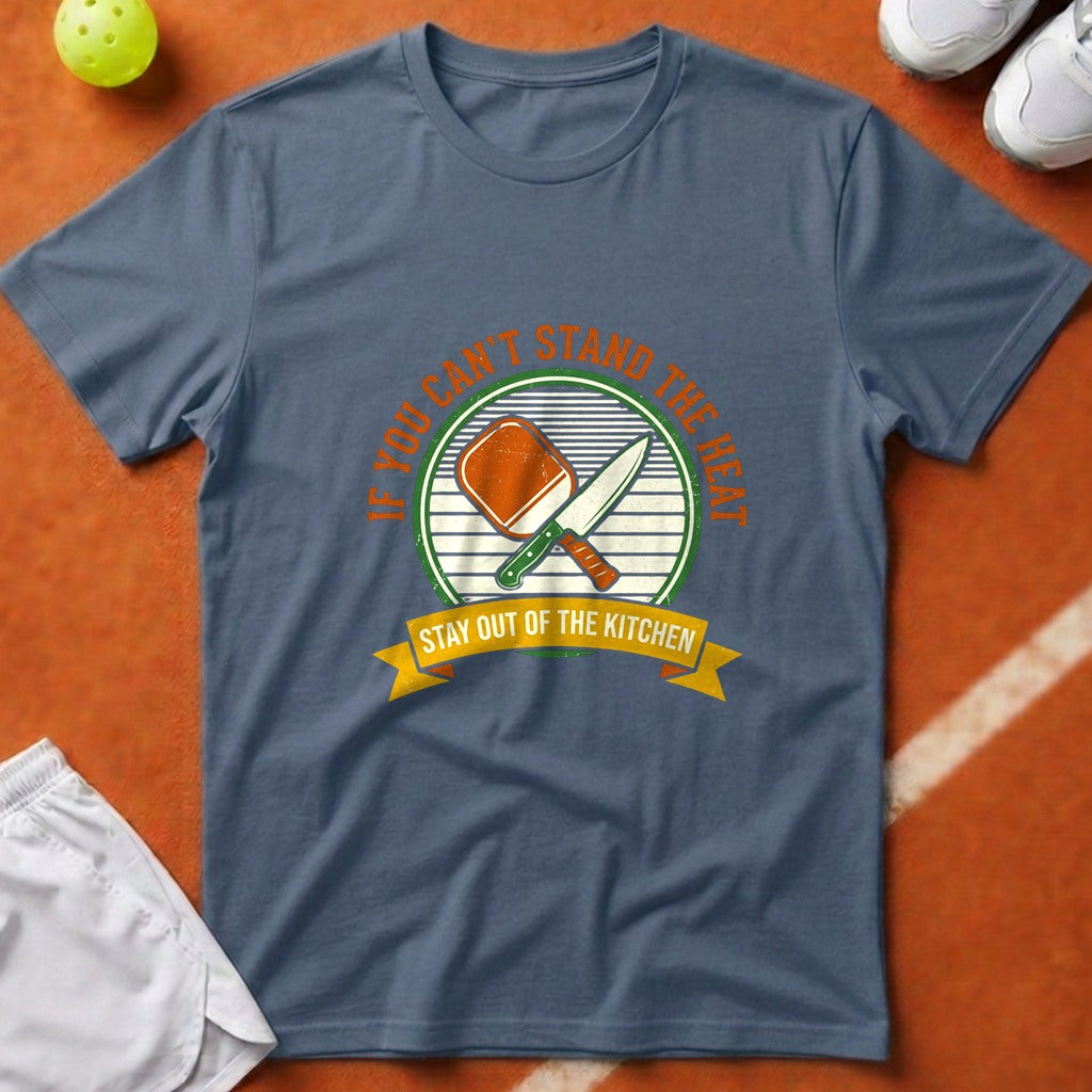 Pickleball Kitchen Heat T-Shirt - Blue Jean [20260819232050]
