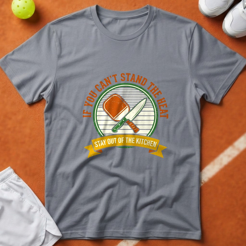 Pickleball Kitchen Heat T-Shirt - Grey [20260819232050]