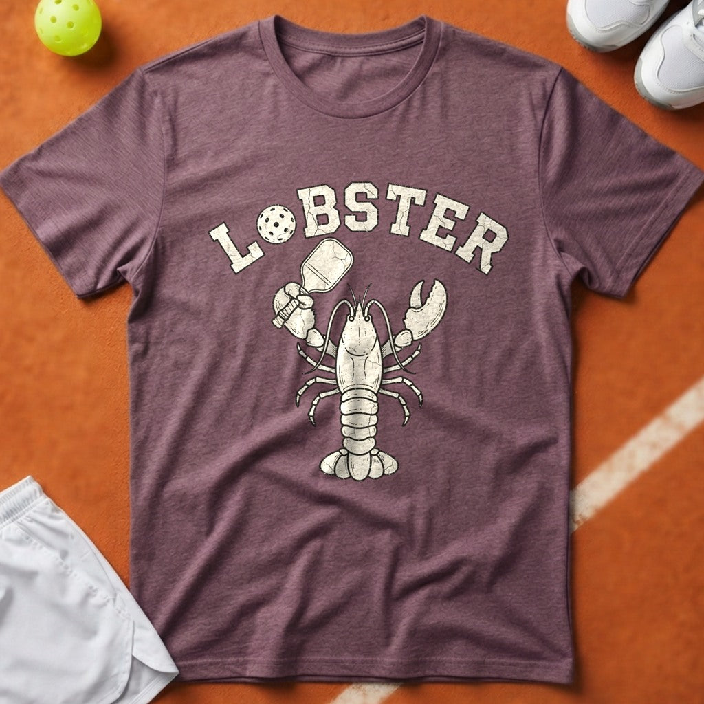 Pickleball Lobster T-Shirt - Berry [20260819224310]