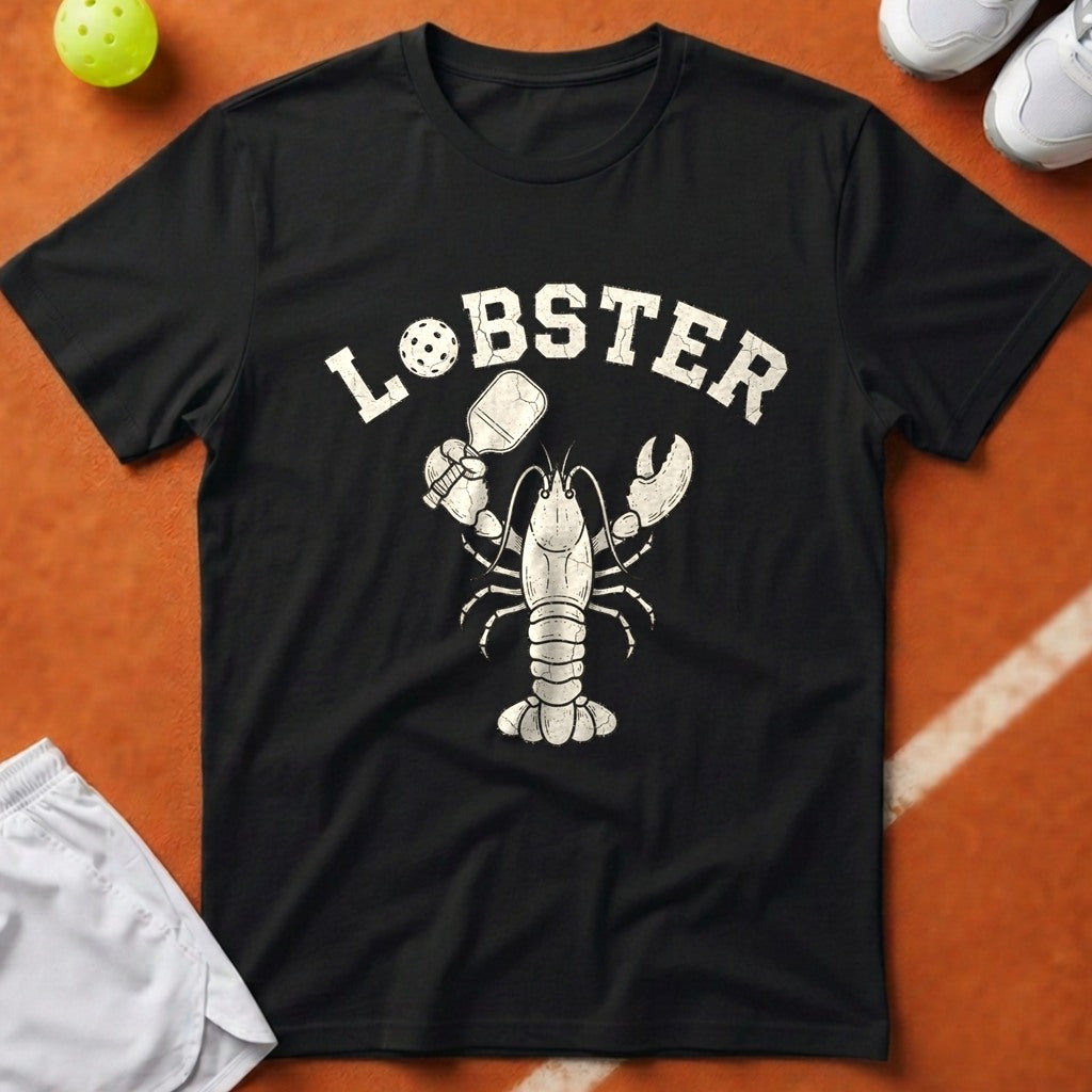 Pickleball Lobster T-Shirt - Black [20260819224310]