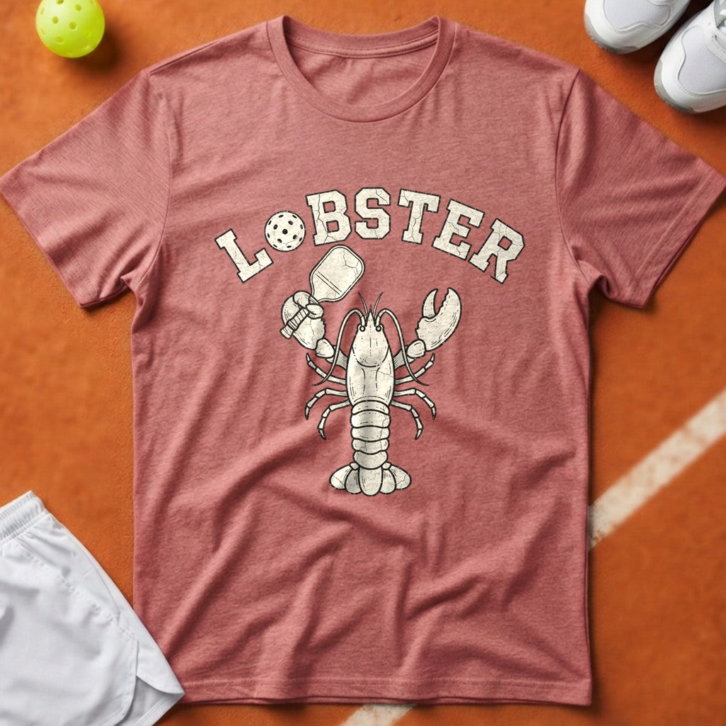 Pickleball Lobster T-Shirt - Watermelon [20260819224310]