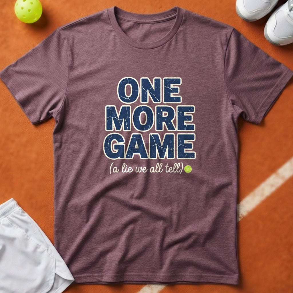 Pickleball One More Game T-Shirt - Berry [20260819224347]