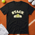 Pickleball Pancake Stack T-Shirt - Black [20260819224423]