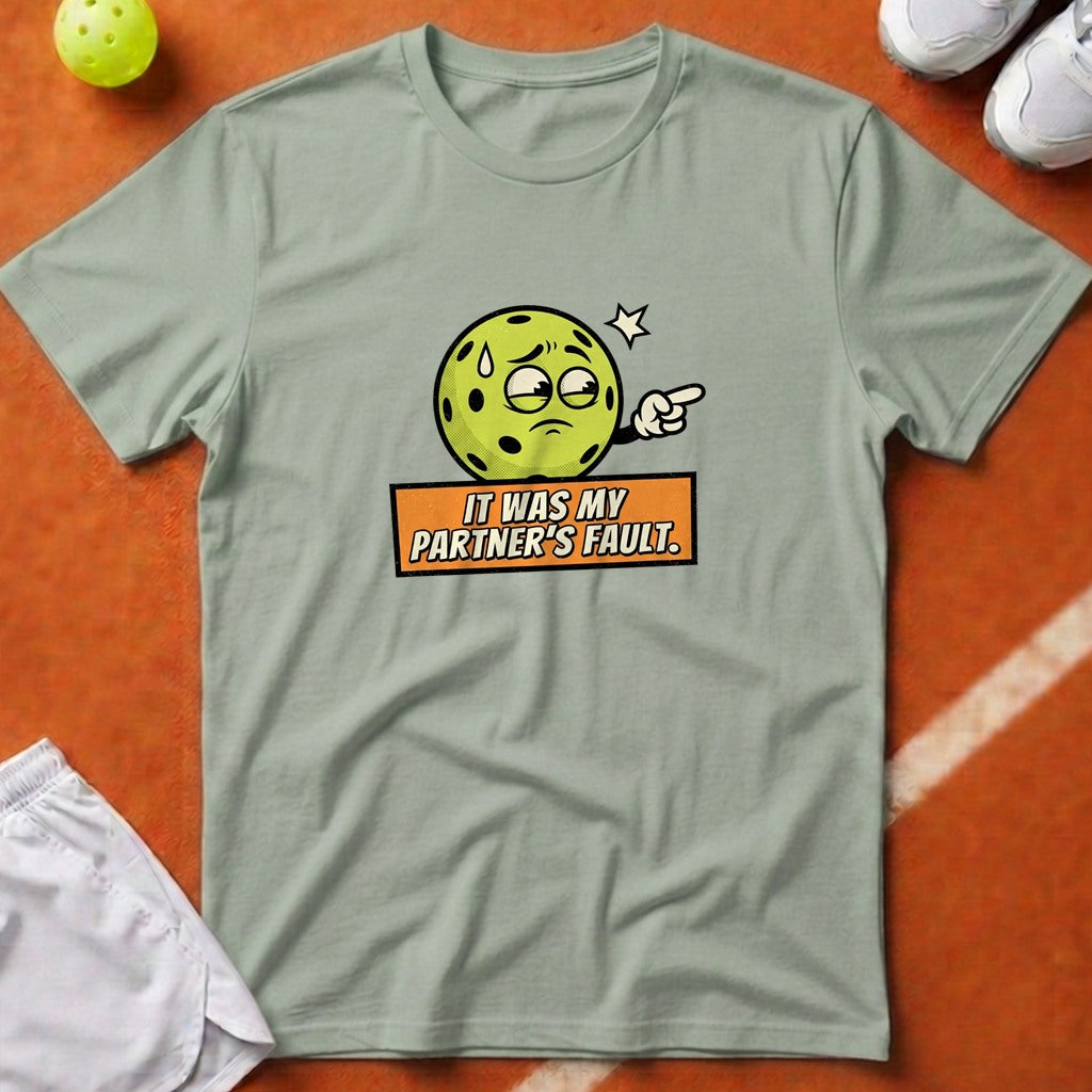 Pickleball Partners Fault T-Shirt - Bay [20260819224442]