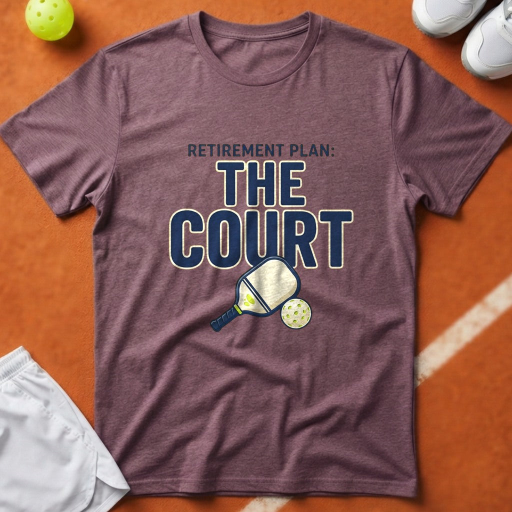 Pickleball Retirement T-Shirt - Berry [20260819224517]
