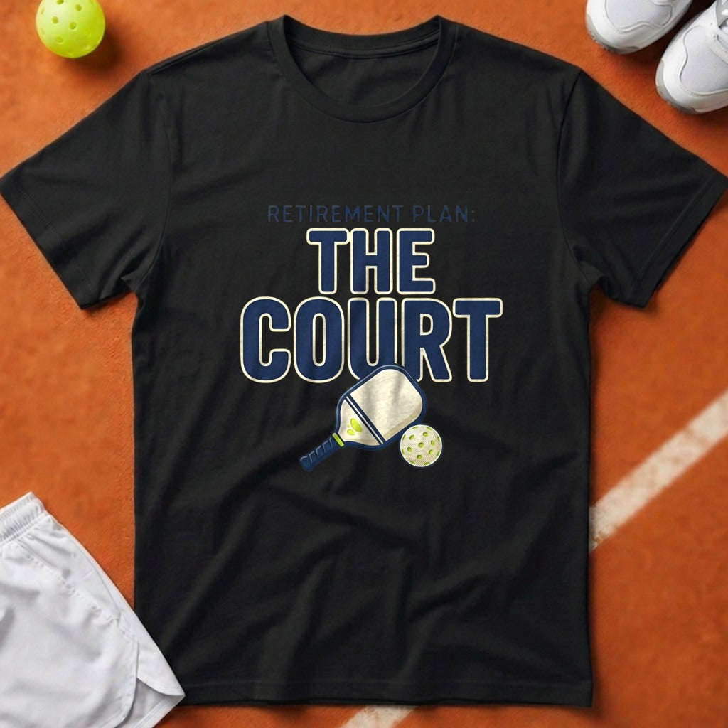 Pickleball Retirement T-Shirt - Black [20260819224517]