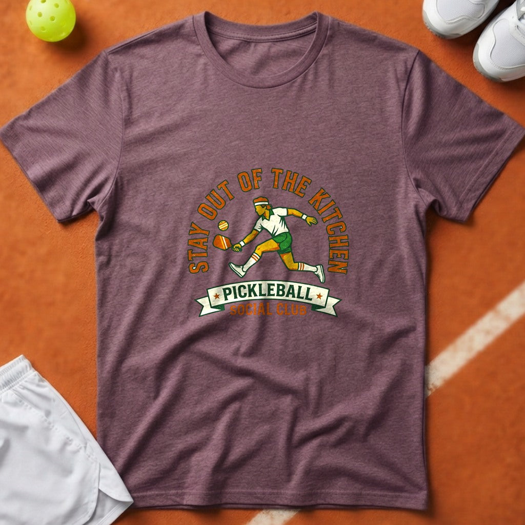 Pickleball Social Club T-Shirt - Berry [20260819232109]