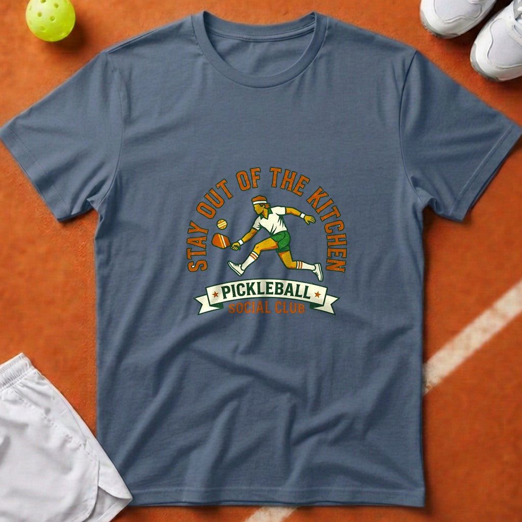 Pickleball Social Club T-Shirt - Blue Jean [20260819232109]
