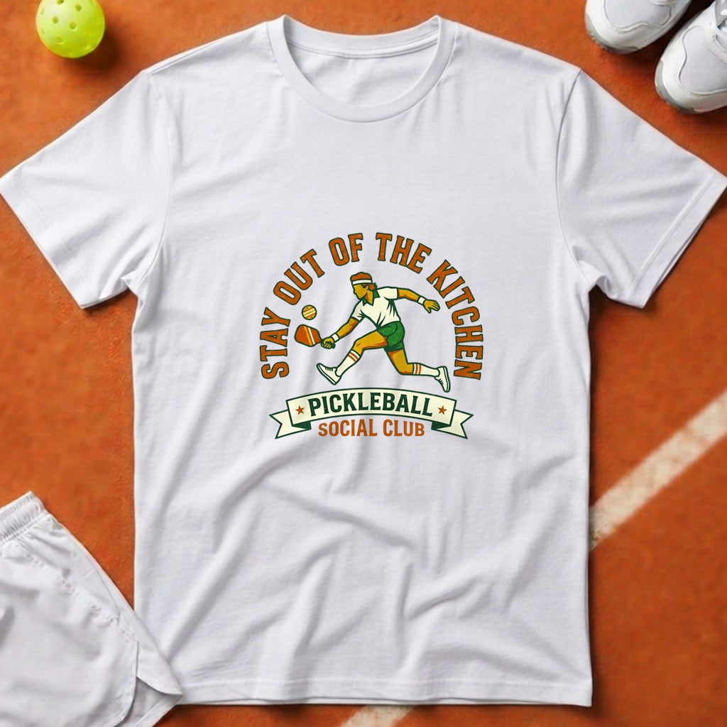 Pickleball Social Club T-Shirt - White [20260819232109]