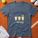 Pickleball Third Shot Therapy T-Shirt - Blue Jean [20260819224536]