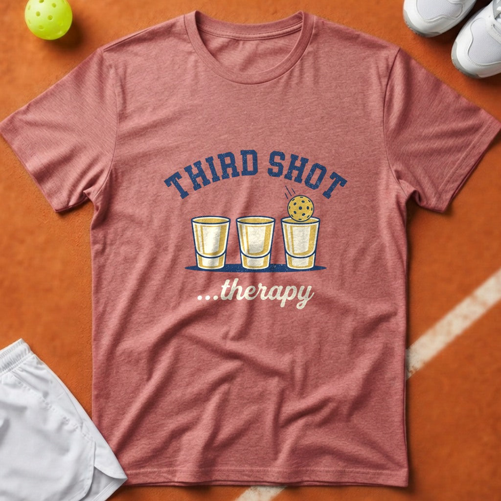 Pickleball Third Shot Therapy T-Shirt - Watermelon [20260819224536]