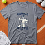 Pickleball Widower T-Shirt - Grey [20260819224555]