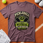 Pickleball Witness Protection T-Shirt - Berry [20260819232128]