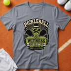 Pickleball Witness Protection T-Shirt - Grey [20260819232128]