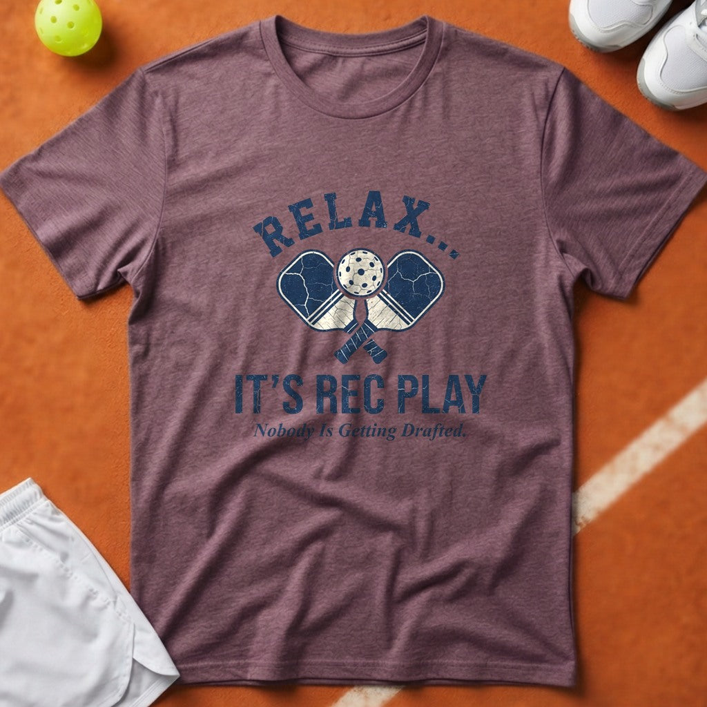 Relax Its Rec Play T-Shirt - Berry [20260819224614]