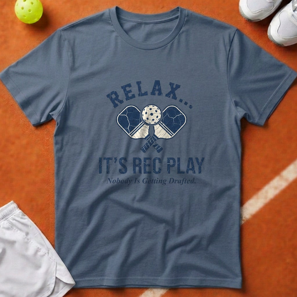 Relax Its Rec Play T-Shirt - Blue Jean [20260819224614]