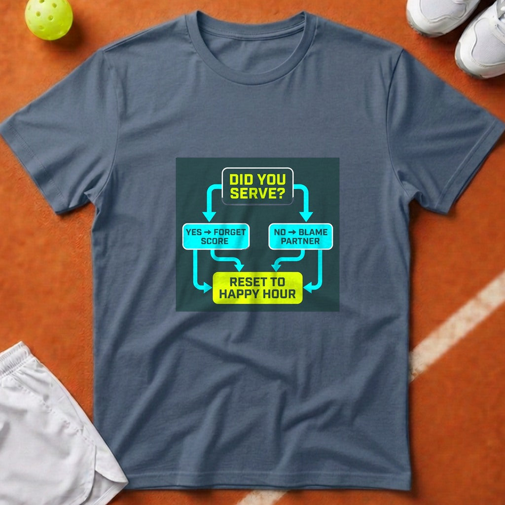 Reset To Happy Hour T-Shirt - Blue Jean [20260819232226]