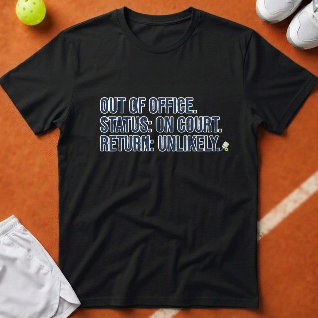 Return Unlikely Pickleball T-Shirt - Black [20260819224651]