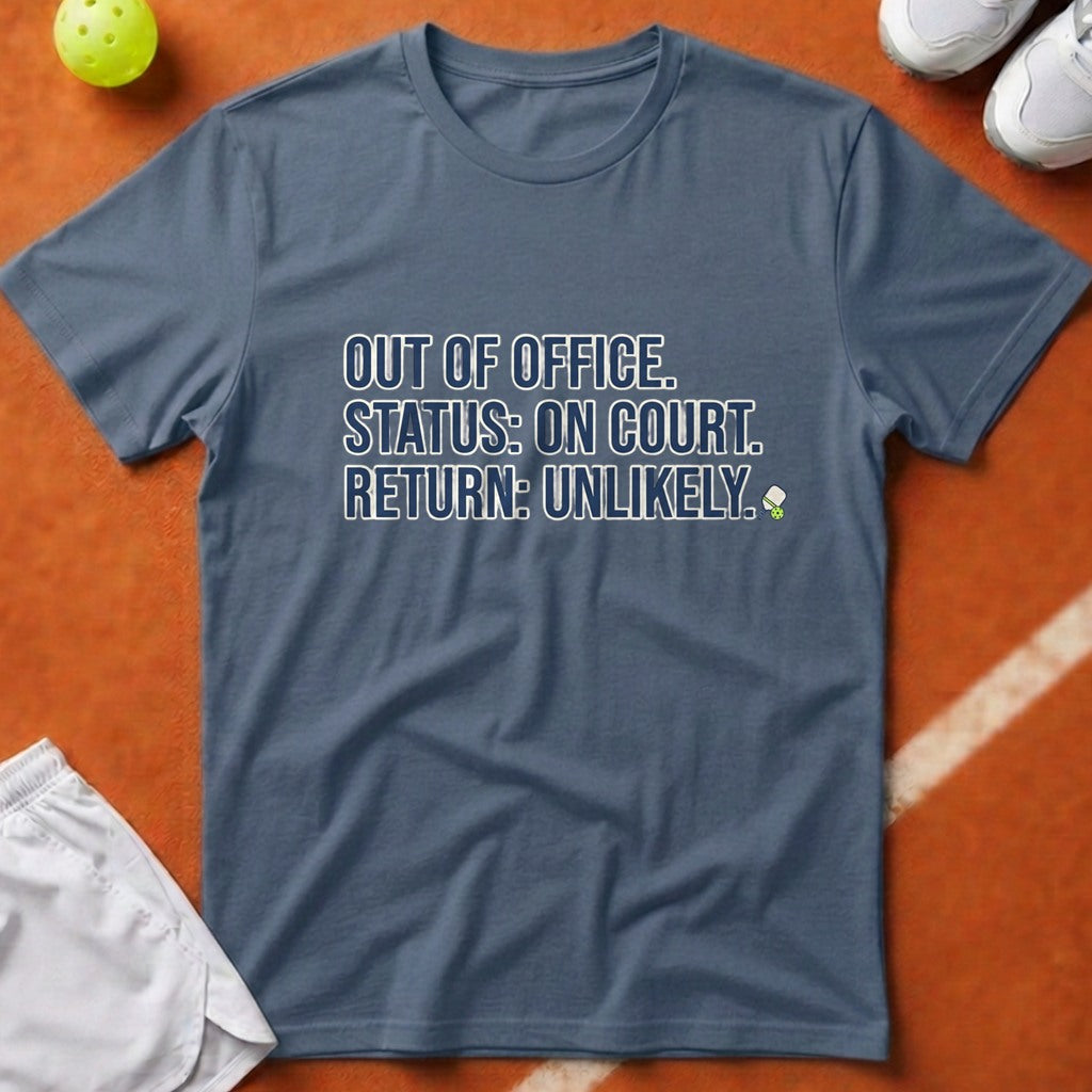 Return Unlikely Pickleball T-Shirt - Blue Jean [20260819224651]