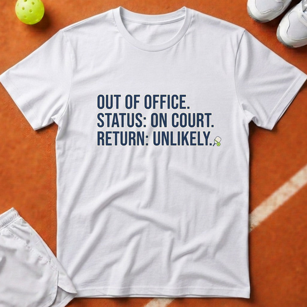 Return Unlikely Pickleball T-Shirt - White [20260819224651]