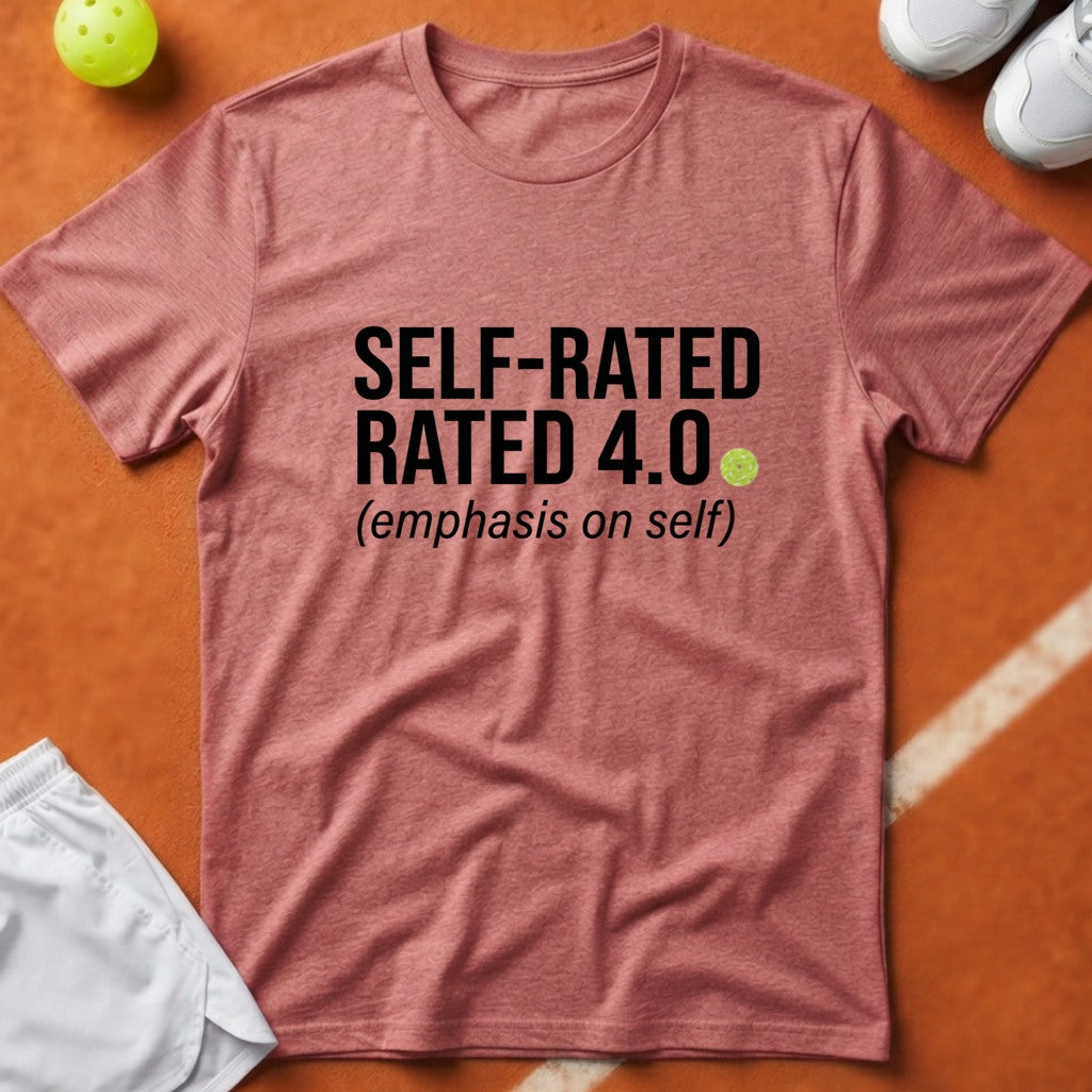 Self Rated 4.0 Pickleball T-Shirt - Watermelon [20260819224711]