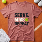Serve Miss Repeat Pickleball T-Shirt - Watermelon [20260819232243]