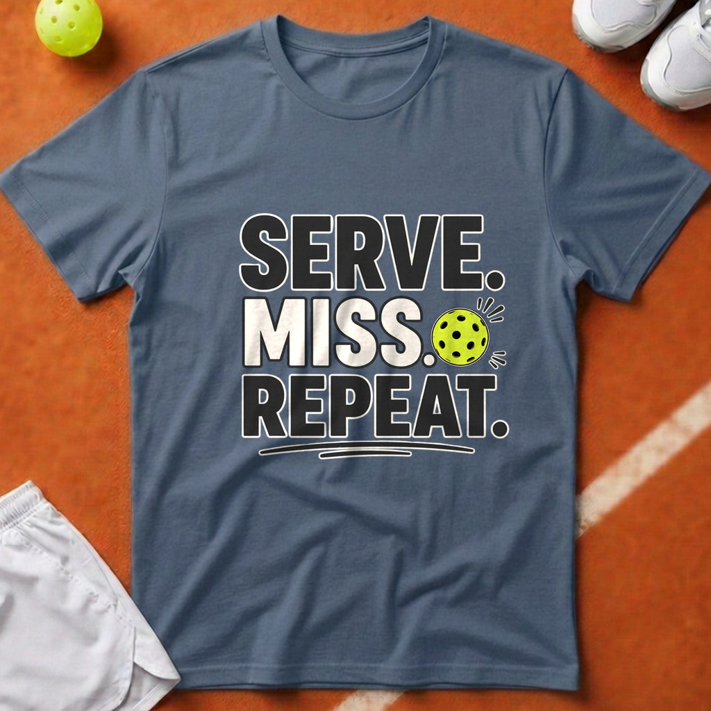 Serve Miss Repeat T-Shirt - Blue Jean [20260819224728]