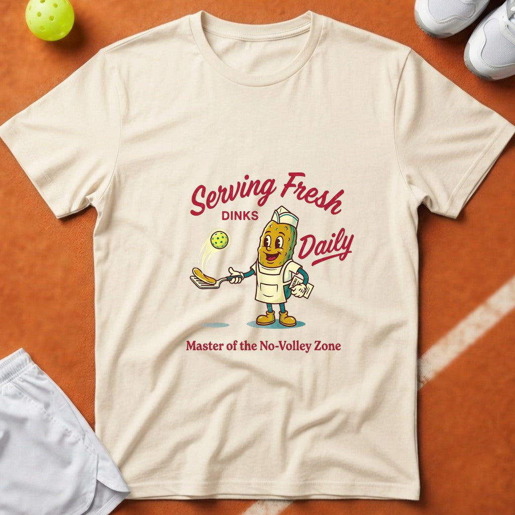 Serving Fresh Dinks T-Shirt - Ivory [20260819232303]