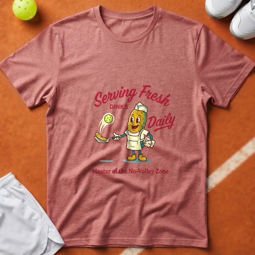 Serving Fresh Dinks T-Shirt - Watermelon [20260819232303]