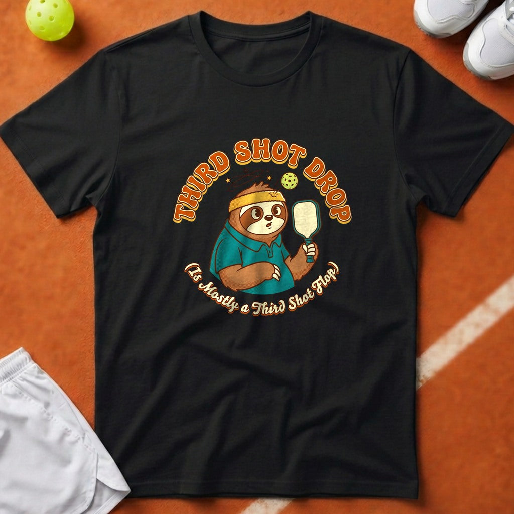 Sloth Third Shot Flop T-Shirt - Black [20260819232322]