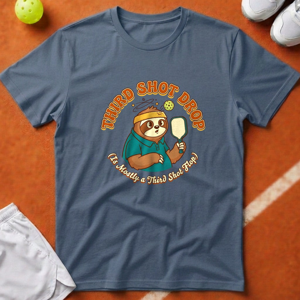 Sloth Third Shot Flop T-Shirt - Blue Jean [20260819232322]