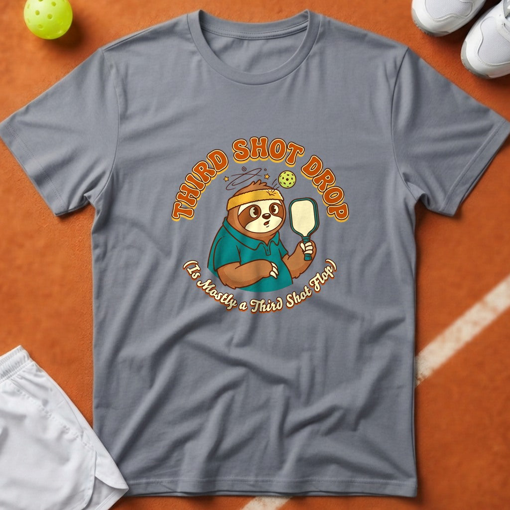 Sloth Third Shot Flop T-Shirt - Grey [20260819232322]