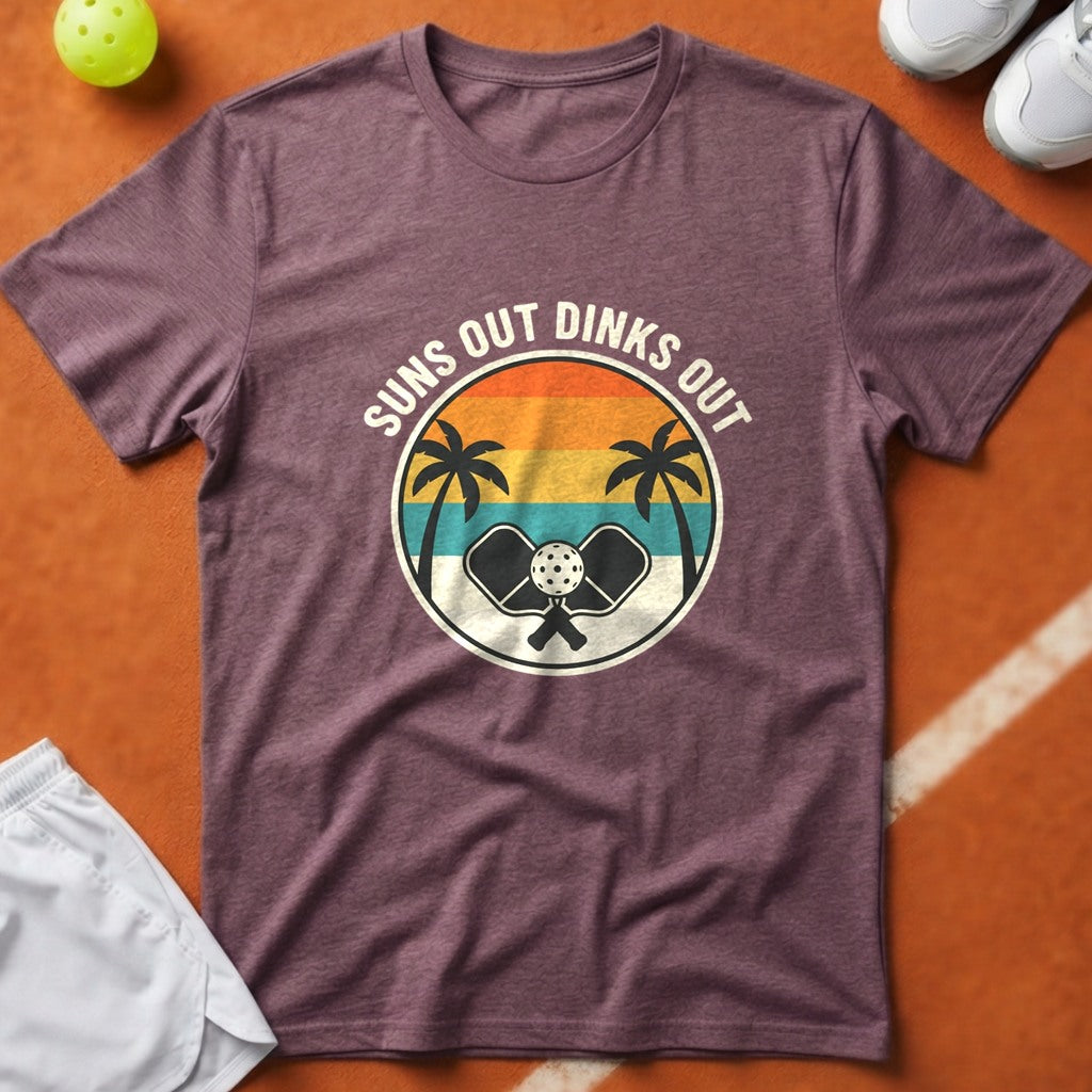 Suns Out Dinks Out T-Shirt - Berry [20260819224824]