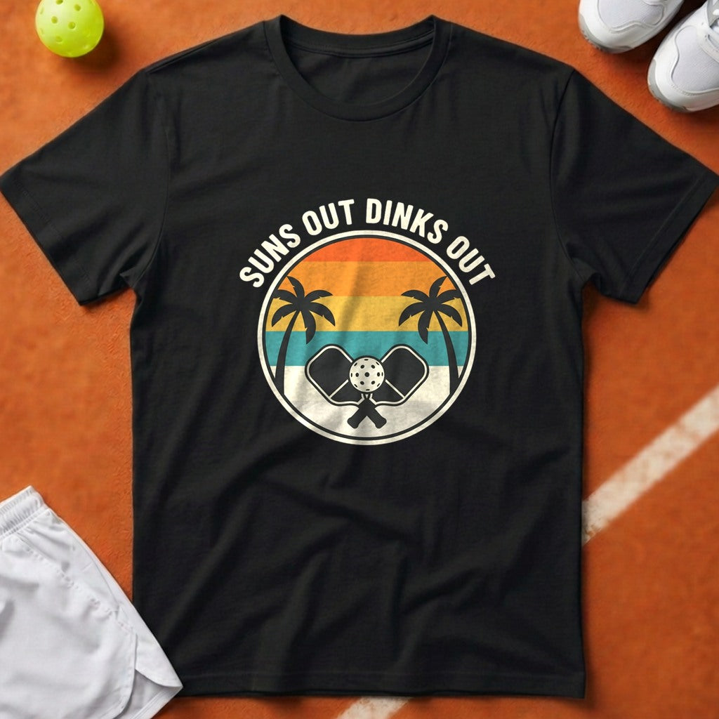 Suns Out Dinks Out T-Shirt - Black [20260819224824]