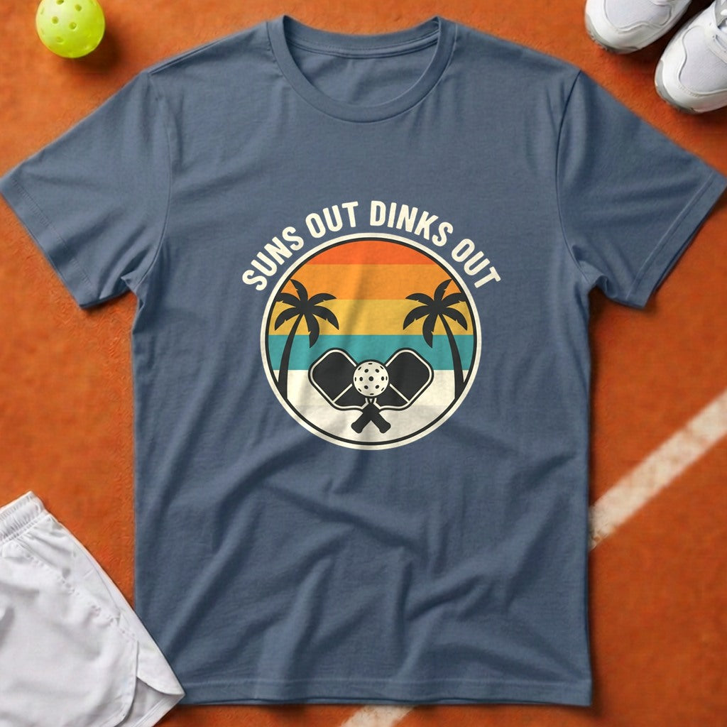Suns Out Dinks Out T-Shirt - Blue Jean [20260819224824]