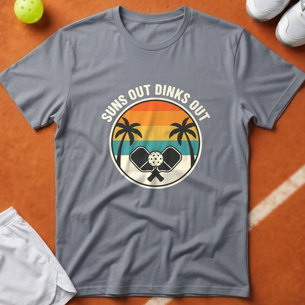 Suns Out Dinks Out T-Shirt - Grey [20260819224824]