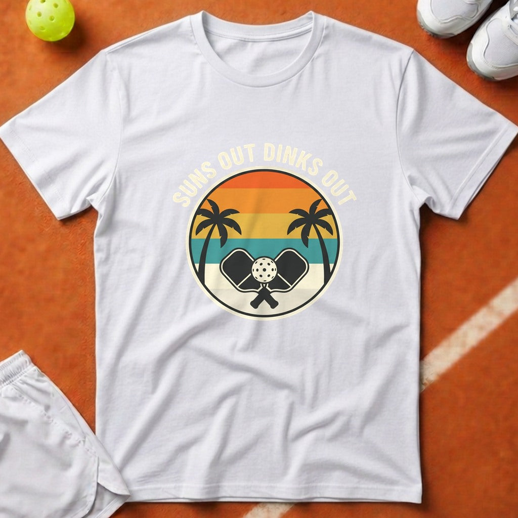 Suns Out Dinks Out T-Shirt - White [20260819224824]