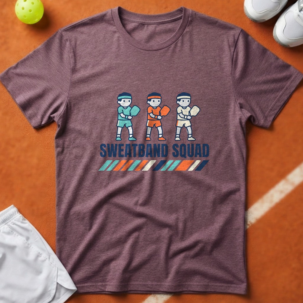 Sweatband Squad Pickleball T-Shirt - Berry [20260819224843]